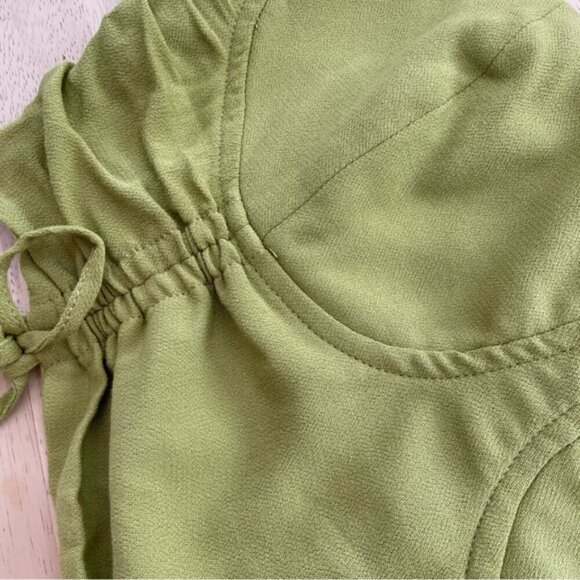 Garage Gorgeous Green NWT Halter Corset Top Women’s Size Small - Picture 6 of 7